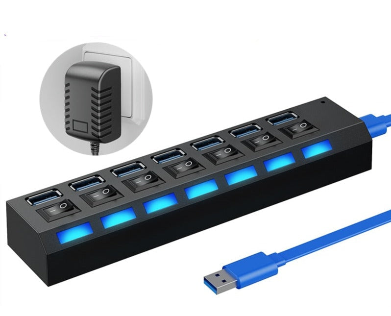 USB Hub 3.0 e 2.0.