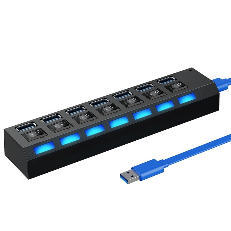 USB Hub 3.0 e 2.0.